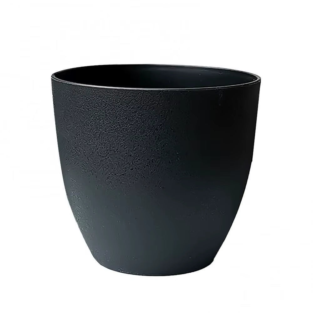 Frosted Imitation Stone Bonsai Flowerpot Balcony Plant Pot Home Decor Supplies Large-Capacity Plant Growth and Cultivation Pot