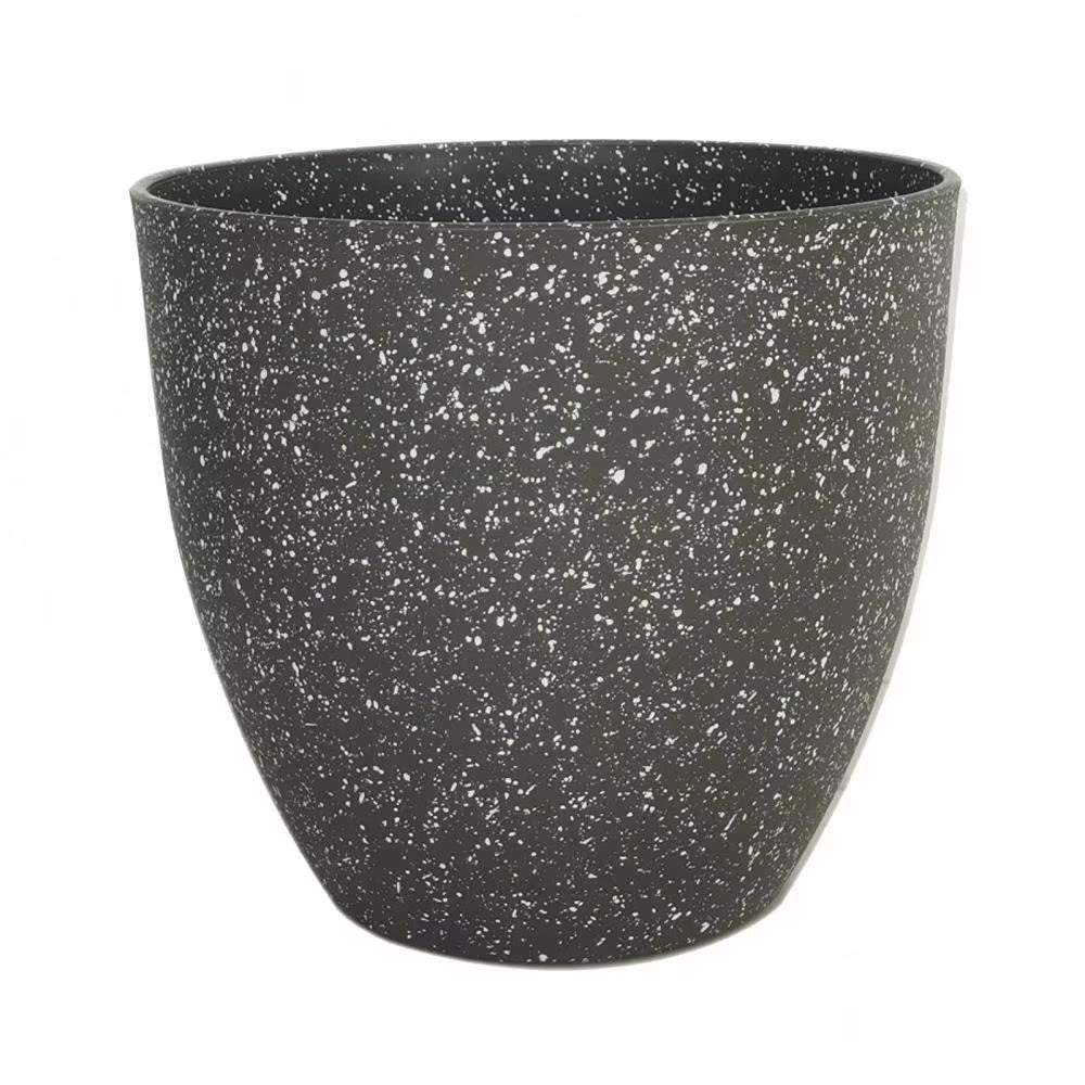 Frosted Imitation Stone Bonsai Flowerpot Balcony Plant Pot Home Decor Supplies Large-Capacity Plant Growth and Cultivation Pot